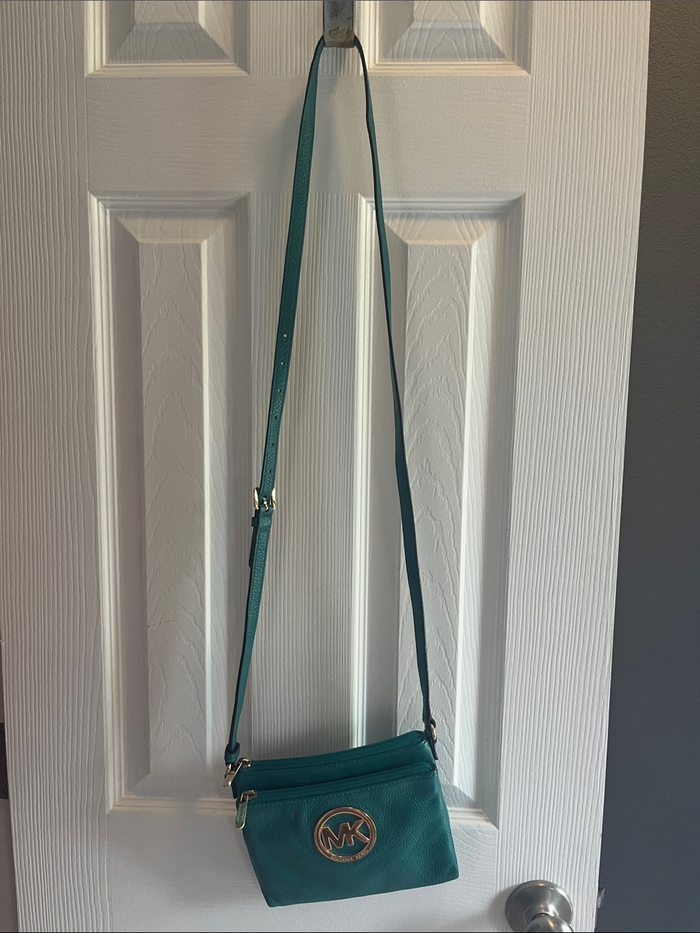 Michael Kors Teal Crossbody Bag